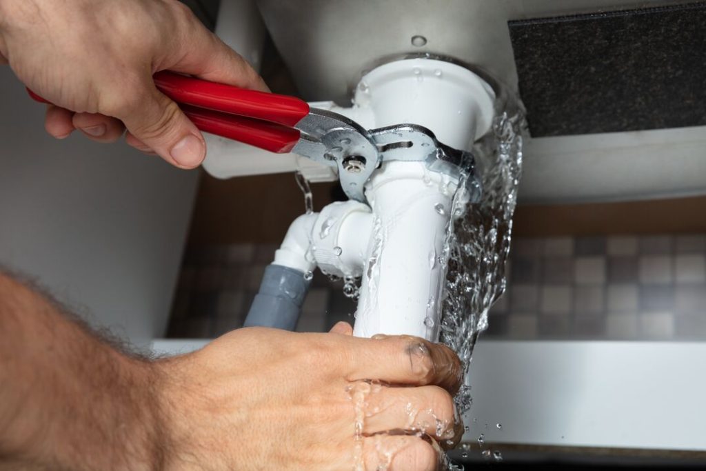 leaky pipes repair