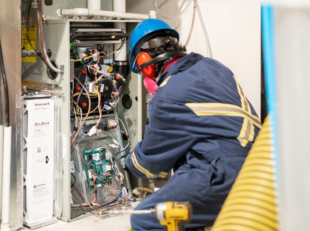 furnace cleaning fast