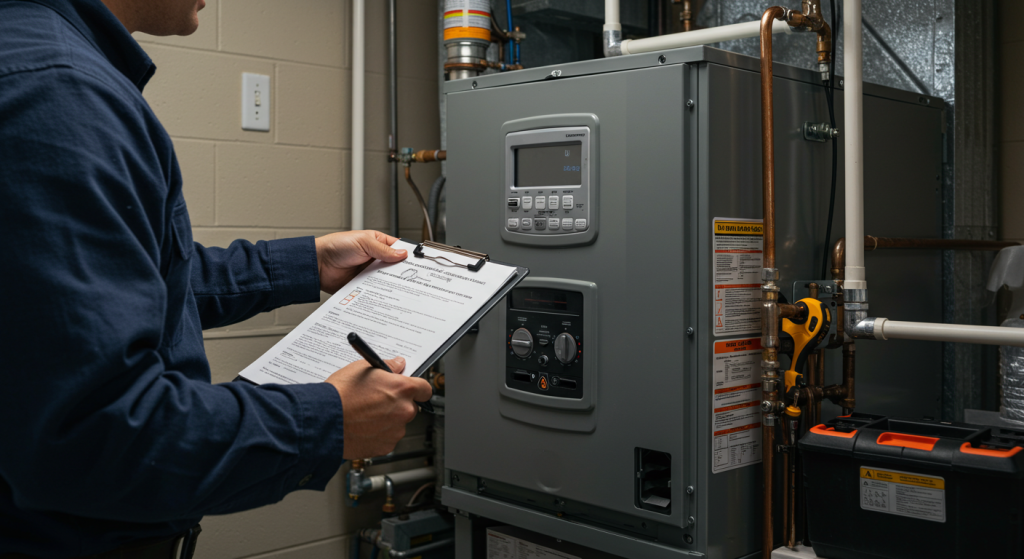 Furnace Service Checklist: What Professionals Do During a Visit